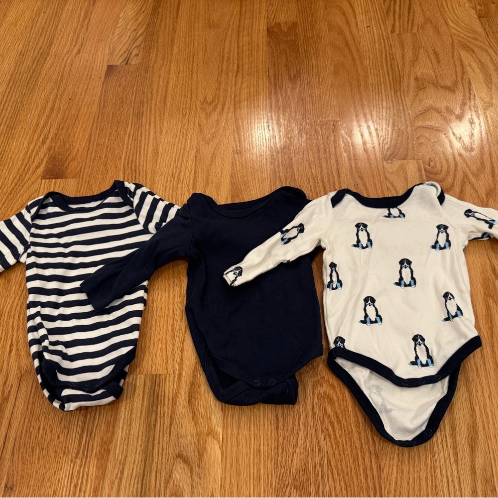Monica + Andy 3-pack long sleeve bodysuit bundle